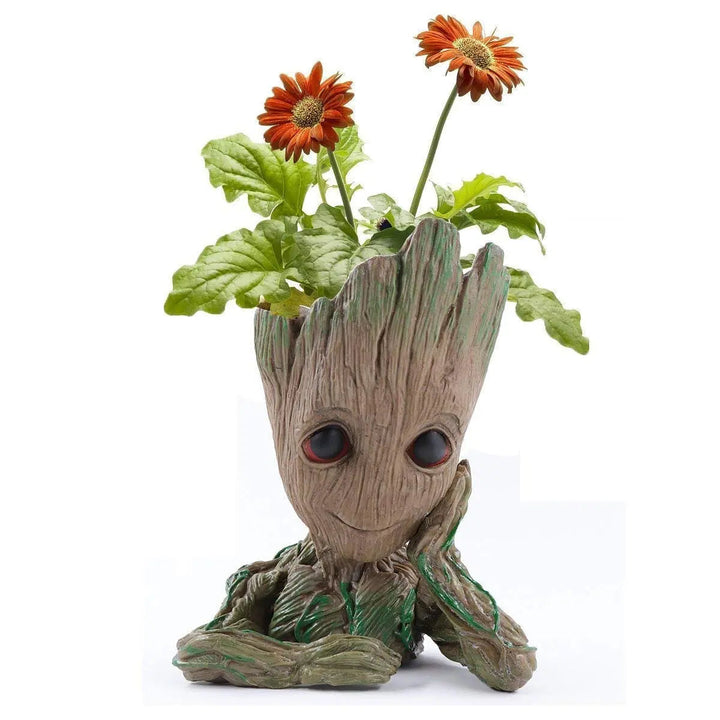 Baby Groot Pen Stand Cum Flower Pot Planter planter Eitheo 