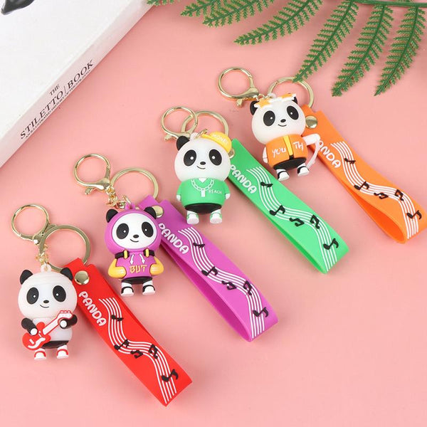 3D Panda Keychain(Assorted Color)