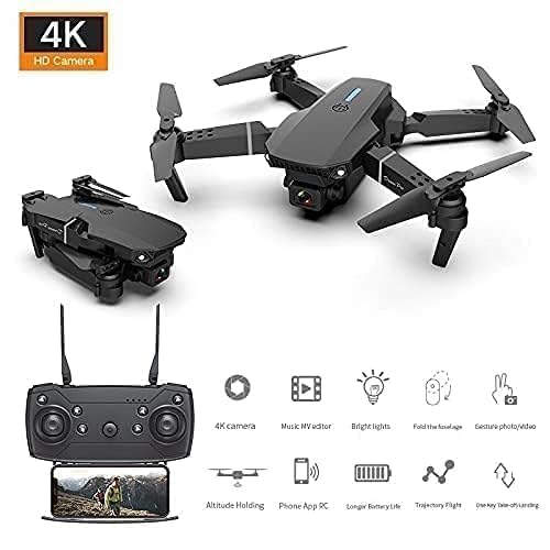 Eitheo Foldable Drone 4K HD Camera With Remote Control