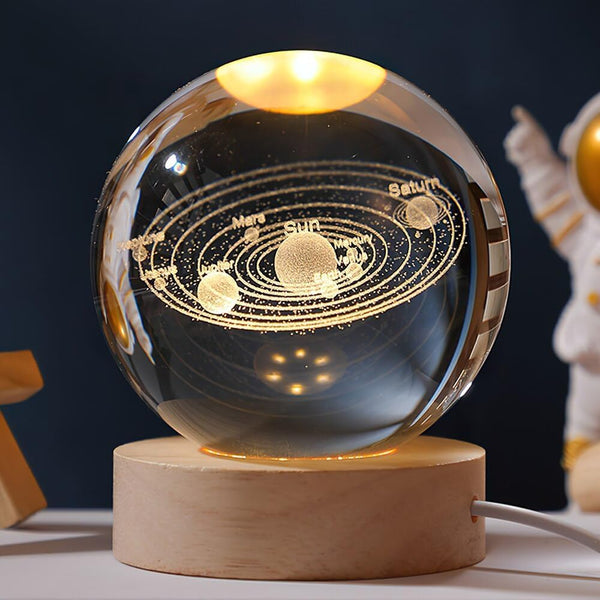 Galaxy Crystal Ball Night Lamp