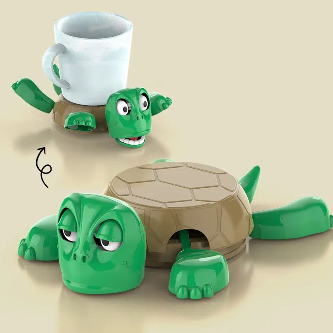 Eitheo Turtle Shell Coaster – Cute Sea Turtle-Inspired Cup Holder
