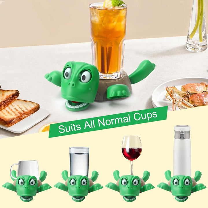 Turtle Shell Cups Eitheo Turtle Shell Coaster – Cute Sea Turtle-Inspired Cup Holder