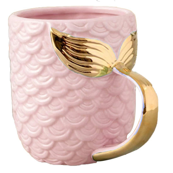 Mermaid Tail Coffee Mug- Pink