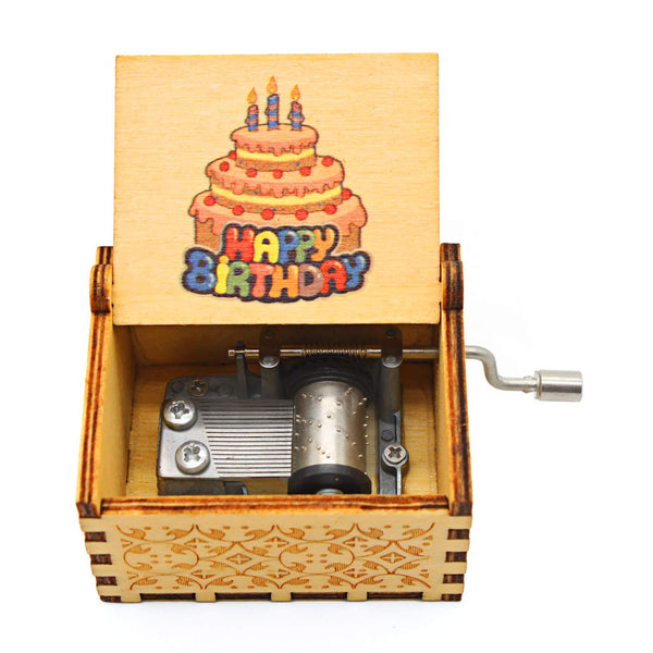 Happy Birthday Cake Music Box