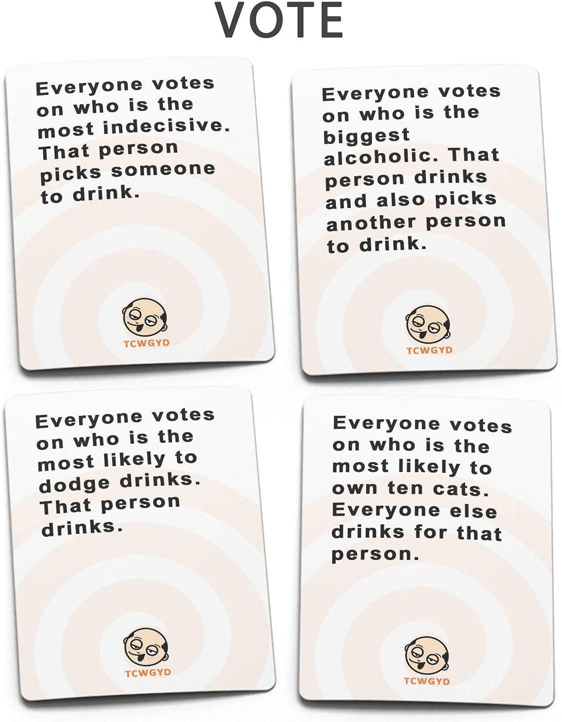 Drinking Card Game ,Cards Will Make You Drunk(100 Cards) – Eitheo