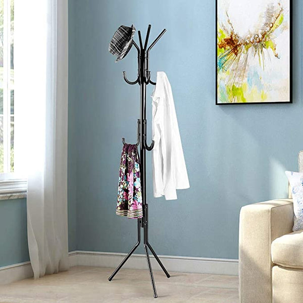 Aluminum Coat Rack Hanger (Black)