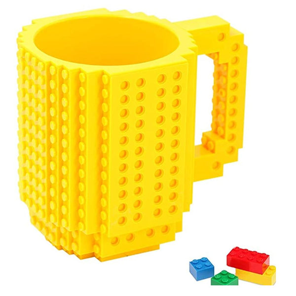 Build on Brick Mug (Yellow)