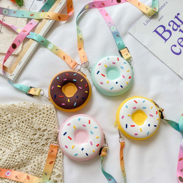 Donut Shape Silicon Sling Bag
