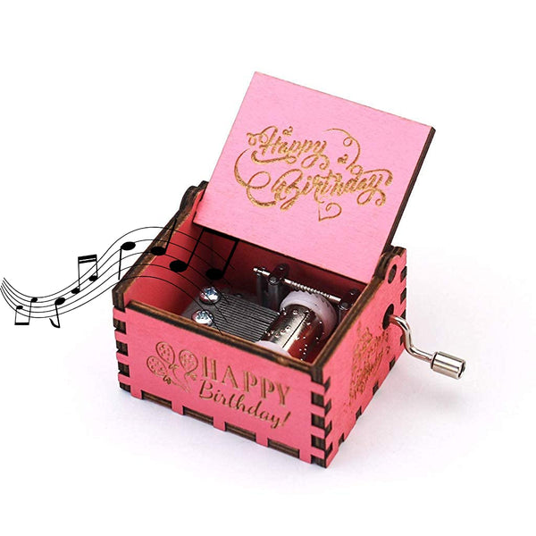 Happy Birthday Pink Music Box