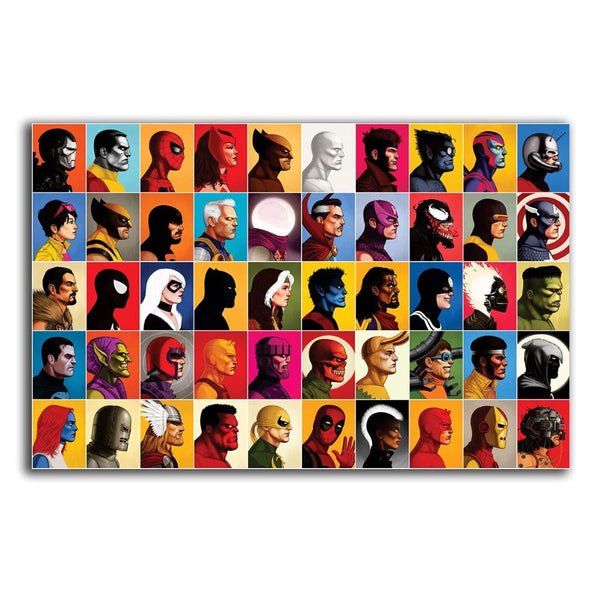 Superhero Wall Poster