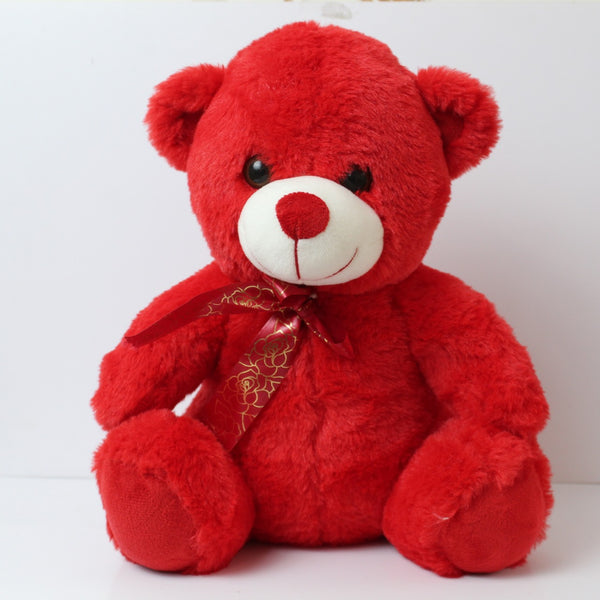 Sitting Teddy Bear 25 CM Red