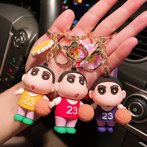 3D shinchan Keychains (Assorted Color)